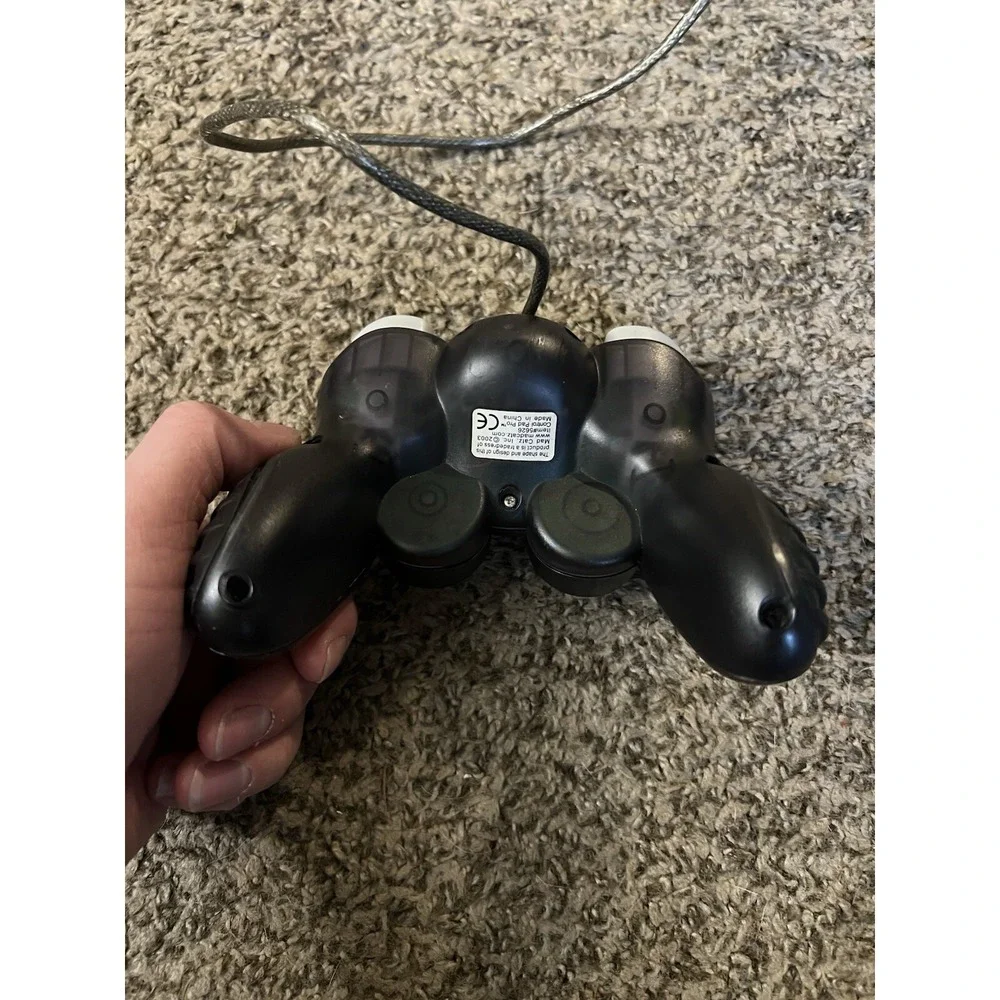 MadCatz Macro Button Nintendo GameCube Clear Smoke Controller 5626 Game Cube
